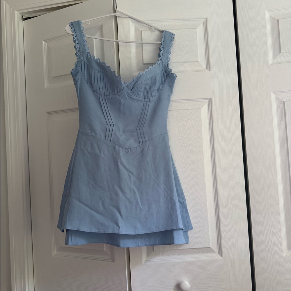 Light Blue Sleeveless Dress